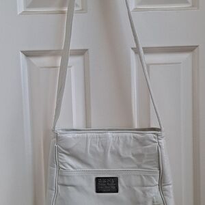 DKNY White Shoulder Bag